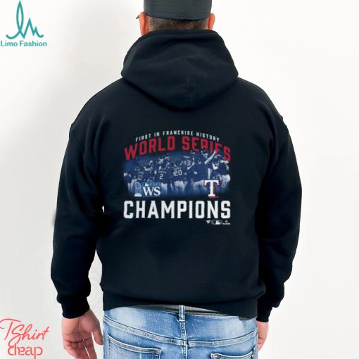 Texas Rangers First in Franchise History World Series Champions 2023 Shirt