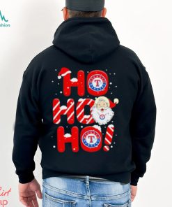 Texas Rangers MLB Ho Ho Ho Santa Claus Merry Christmas Shirt