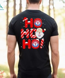 Texas Rangers MLB Ho Ho Ho Santa Claus Merry Christmas Shirt