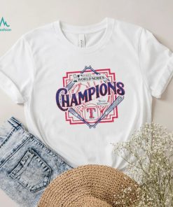 Texas Rangers Majestic Threads 2023 World Series Champions Raglan T Shirt