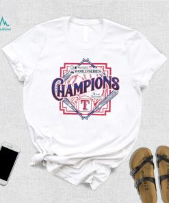 Texas Rangers Majestic Threads 2023 World Series Champions Raglan T Shirt
