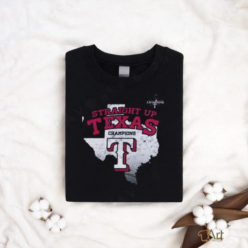 Texas Rangers Majestic Threads Women’s 2023 World Series Champions Local Ground Rules Roster Tri Blend T Shirt