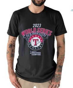 Texas Rangers Majestic Threads Women's 2023 World Series Champions Out of this World Raglan Shirt