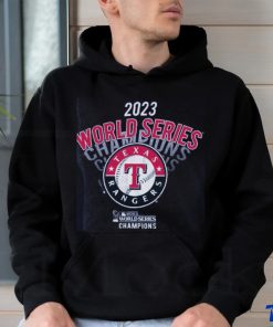 Texas Rangers Majestic Threads Women's 2023 World Series Champions Out of this World Raglan Shirt