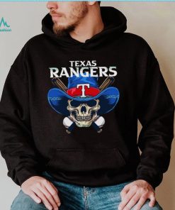 Texas Rangers Skull Cowboy Baseball Shirt