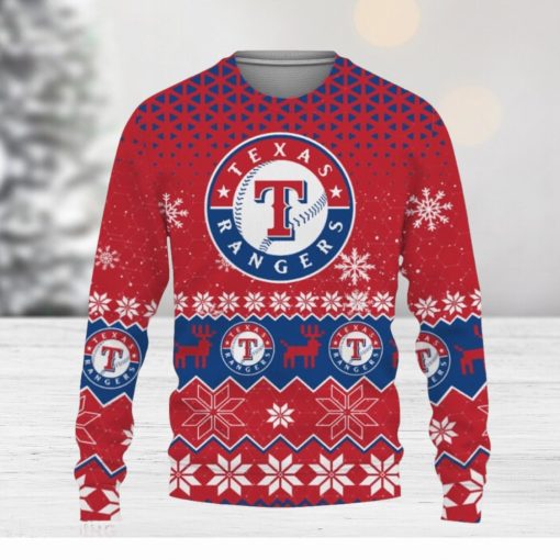 Texas Rangers Sports Football American Ugly Xmas Sweater AOP Gift Holidays