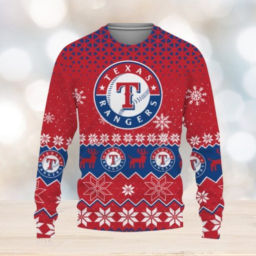 Texas Rangers Sports Football American Ugly Xmas Sweater AOP Gift Holidays