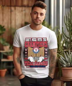 Texas Rangers World Series Merch Don't Mess With The Champions Shirt