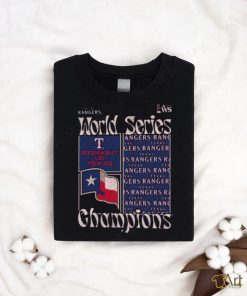 Texas Rangers World Series Straight Up Texas Champions Shirt