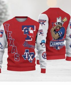 Texas Rangers – Maijor Baseball League Unisex Ugly Sweater