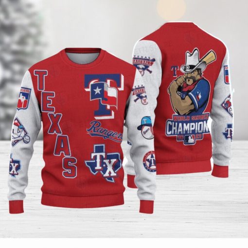 Texas Rangers – Maijor Baseball League Unisex Ugly Sweater