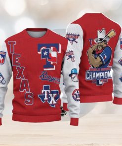 Texas Rangers – Maijor Baseball League Unisex Ugly Sweater