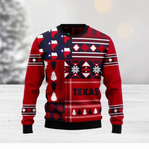 Texas Red Pattern Ugly Sweater New For Men And Women Gift Holidays Christmas