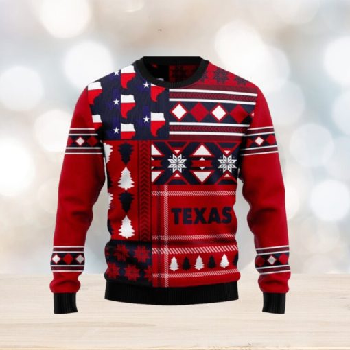 Texas Red Pattern Ugly Sweater New For Men And Women Gift Holidays Christmas