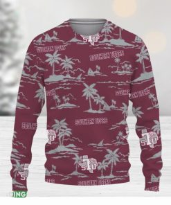 Texas Southern Tigers Aloha Hawaii Beach Ugly Christmas Sweater Gift Holidays