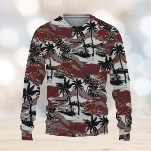 Texas State Bobcats Tropical Patterns For Fans Club Gifts Ugly Christmas Sweater Gift Holidays