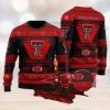 Texas Tech Red RaidSan Francisco 49ers Football Team Logo Ugly Christmas Sweater AOP Retail Custom Name