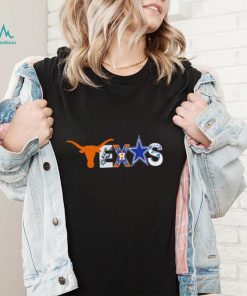 Texas logos Texas Longhorns San Antonio Spurs Houston Astros Dallas Cowboys Texas Legends gift shirt