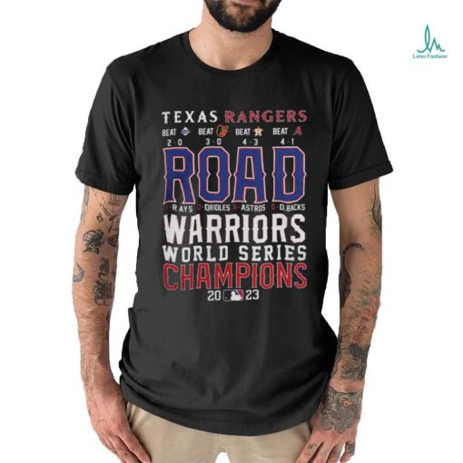 Texas rangers warriors world series champions 2023 Texas rangers world series championship Shirt