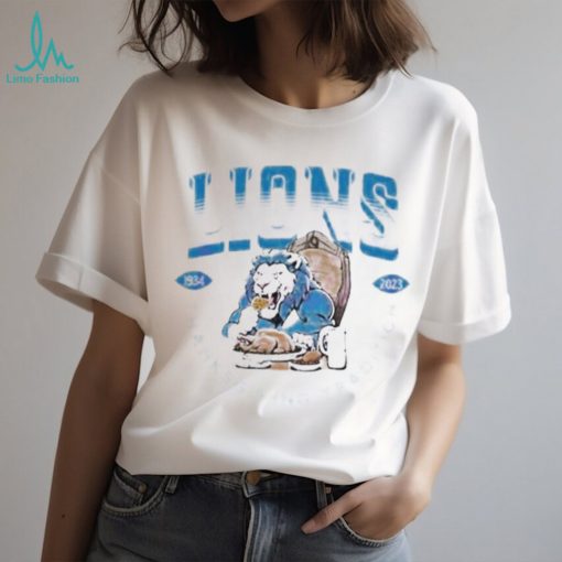 Thanksgiving Tradition Detroit Lions Mascot Football Shirt