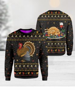 Thanksgiving Ugly Christmas Sweater