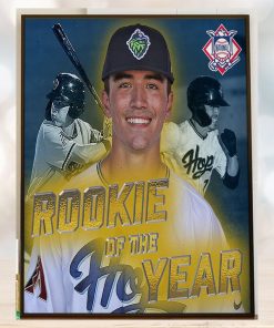 The 2023 National League Rookie Of The Year is Corbin Carroll Home Decor Poster Canvas