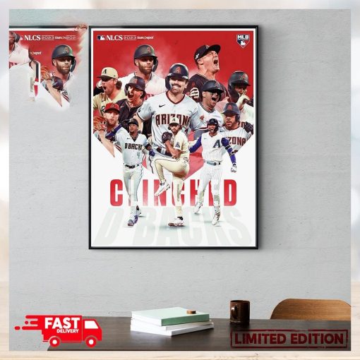 The Arizona Diamondbacks Are NL Champions Advance To MLB World Series 2023 Poster Canvas