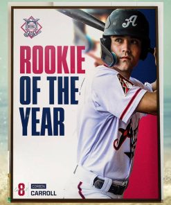 The Arizona Diamondbacks Corbin Carroll Is The 2023 National League Rookie Of The Year Winner Home Decor Poster Canvas