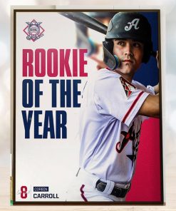 The Arizona Diamondbacks Corbin Carroll Is The 2023 National League Rookie Of The Year Winner Home Decor Poster Canvas