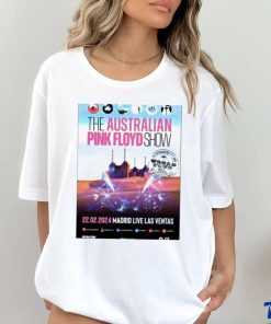 The Australian Pink Floyd Show En Madrid En Febrero De 2024 Unisex Shirt