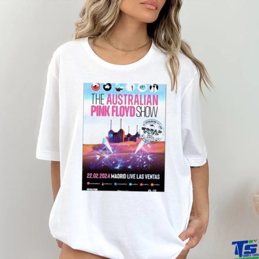 The Australian Pink Floyd Show En Madrid En Febrero De 2024 Unisex Shirt
