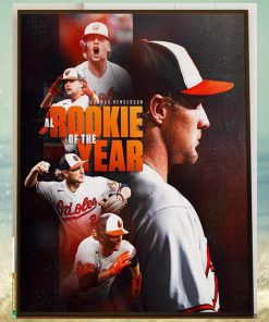 The Baltimore Orioles Gunnar Henderson Is The 2023 AL Rookie Of The Year Winner Home Decor Poster Canvas