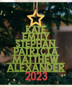 The Best Part Of Christmas   Family Personalized Custom Ornament   Wood Custom Shaped   Christmas Gift For Family Members