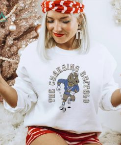 The Charging Buffalo mascot retro shirt