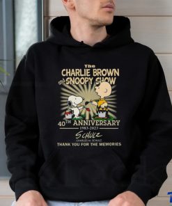 The Charlie Brown And Snoopy Show 40th Anniversary 1983 – 2023 Charles M.Schulz Thank You For The Memories Shirt