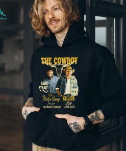 The Cowboy Damn Strait Rides Away George Strait Ina Smael Town Killer Jason Aldean Shirt