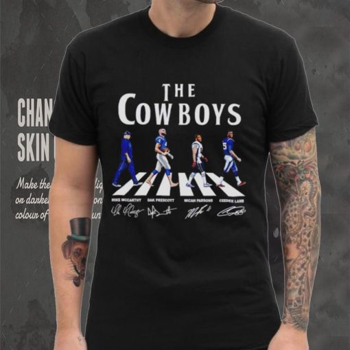 The Cowboys Walking Abbey Road Signatures Football Shirt