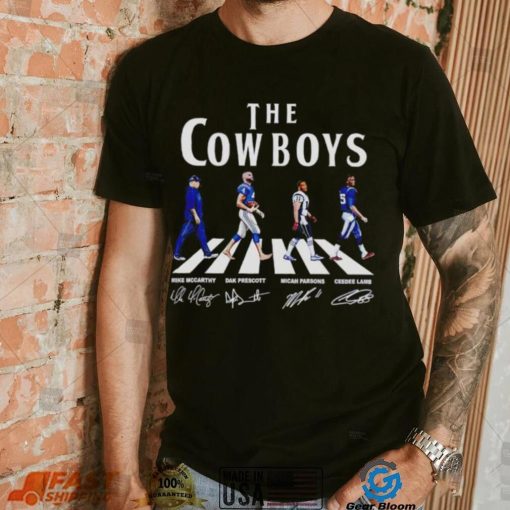 The Cowboys Walking Abbey Road Signatures Football Shirt