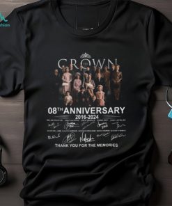The Crown 08th Anniversary 2016 – 2024 Thank You For The Memories T Shirt