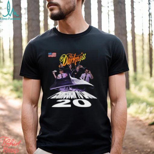 The Darkness 2023 Concert To Land 20 Tour Shirt