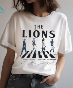 The Detroit Lions Walking Abbey Road Signatures Football Shirt