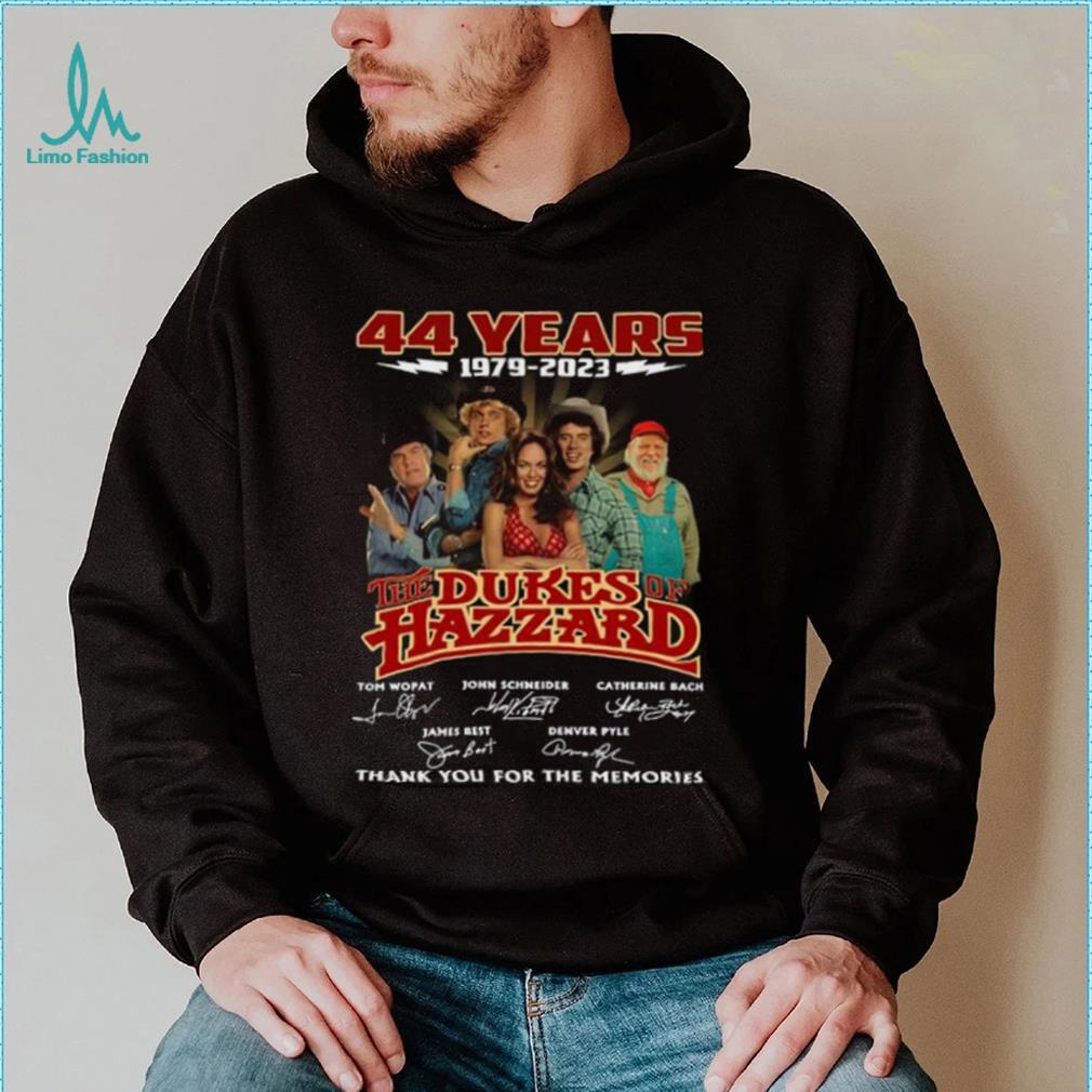 The Dukesof Hazzard 44 Years 1979 2023 Shirt The Dukesof Hazzard 44 Years 1979 2023 Shirt