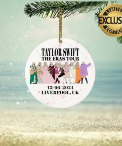 The Eras Tour Europe 2024 Xmas Gift For Swiftie Christmas Decorations Ornament