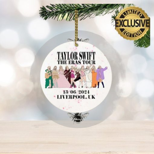 The Eras Tour Europe 2024 Xmas Gift For Swiftie Christmas Decorations Ornament