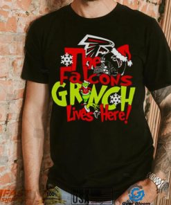 The Falcons Grinch lives here Christmas shirt