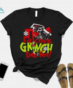 The Falcons Grinch lives here Christmas shirt