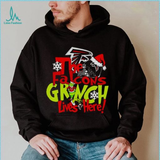 The Falcons Grinch lives here Christmas shirt