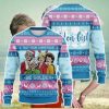 Grinch All I Need Is Malibu Rum It Is Too Peopley Outside 3D Ugly Christmas Sweater Unisex Sweater Christmas Gift