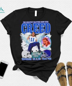 The Greatest Halftime show ever Creed Halftime show Texas Stadium Nov 22 2001 Dallas Texas graphic shirt
