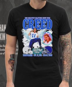 The Greatest Halftime show ever Creed Halftime show Texas Stadium Nov 22 2001 Dallas Texas graphic shirt